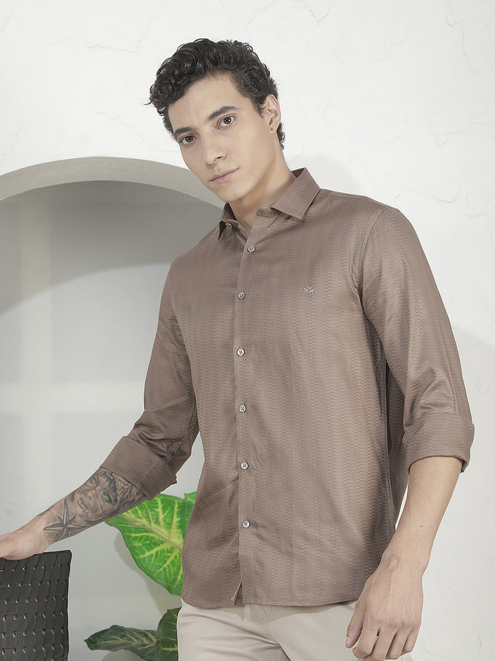 Warm Cinnamon Brown Shirt