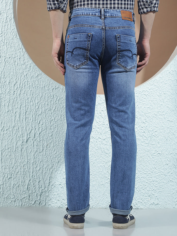 Tailored Sky Blue Jeans
