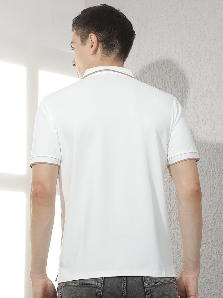 Off White Polo T-Shirt