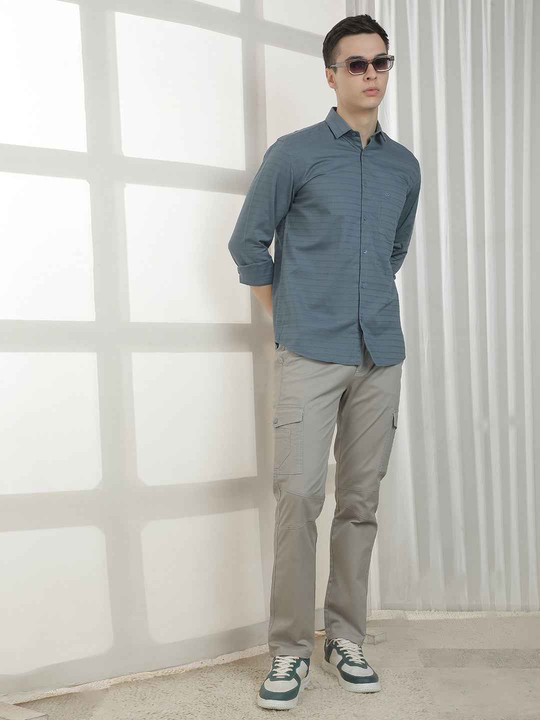 Chic Royal Blue Shirt