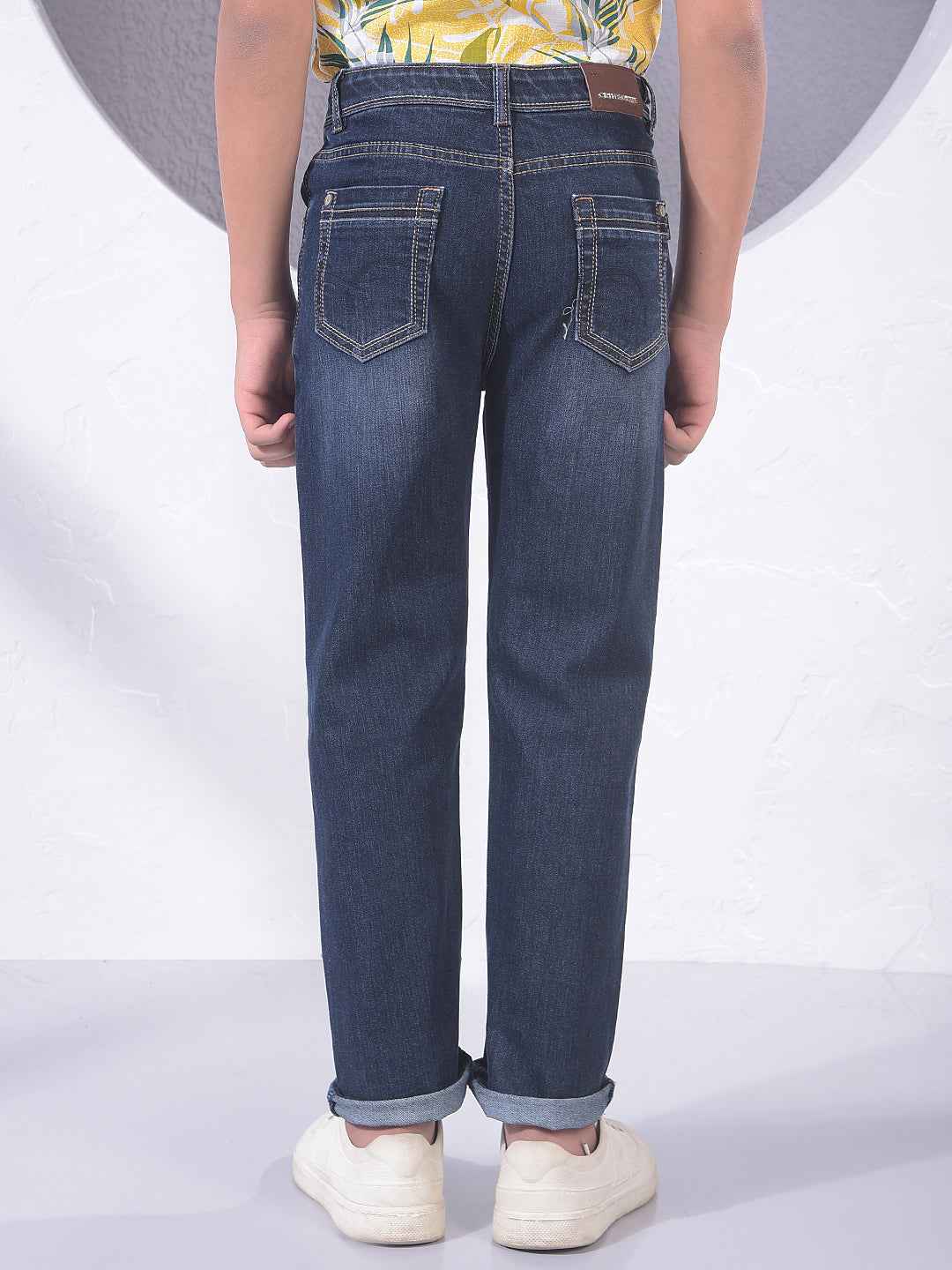 Dark Blue Classic Jeans