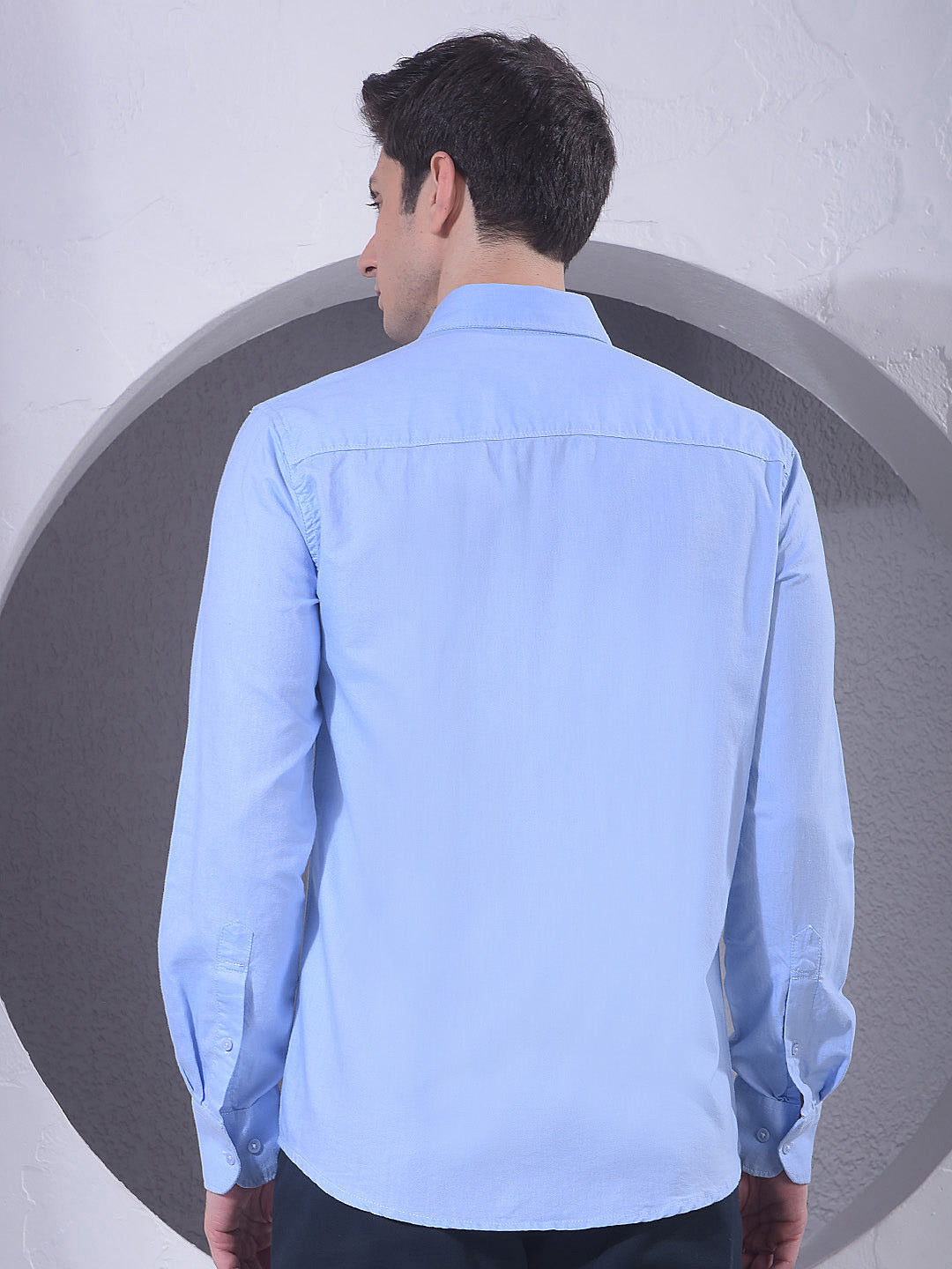 Blue 100% Cotton Shirt