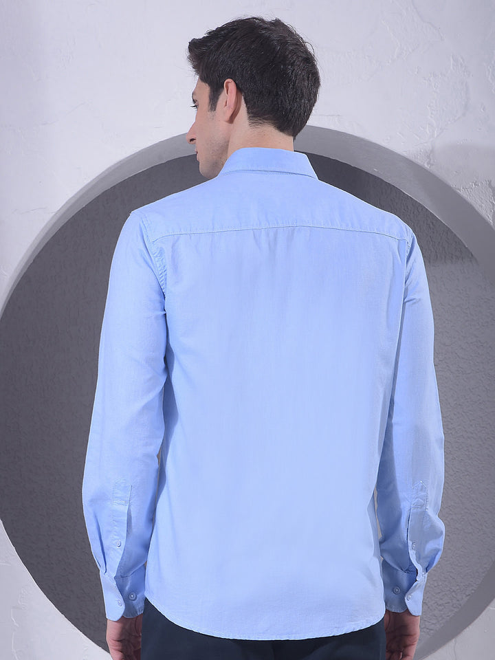 Blue 100% Cotton Shirt