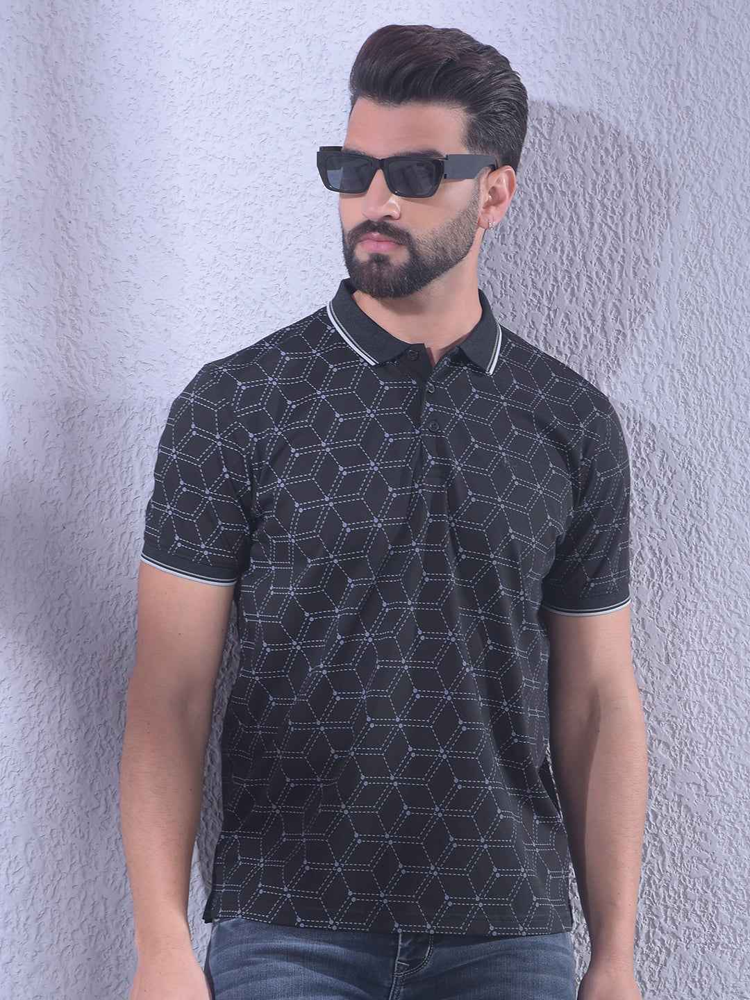 Black Printed T-Shirt