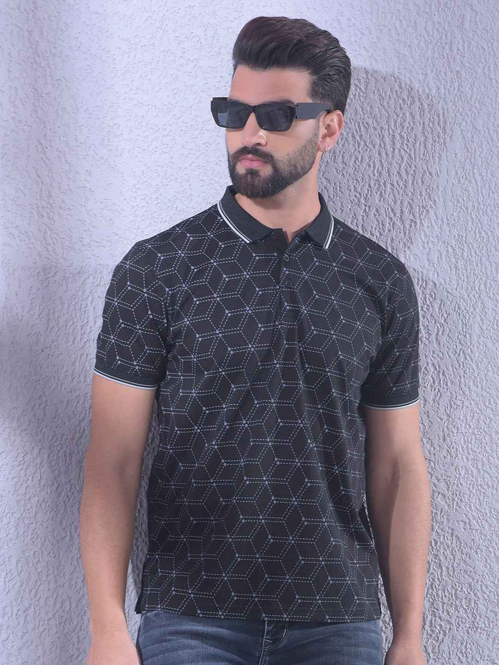 Black Printed T-Shirt