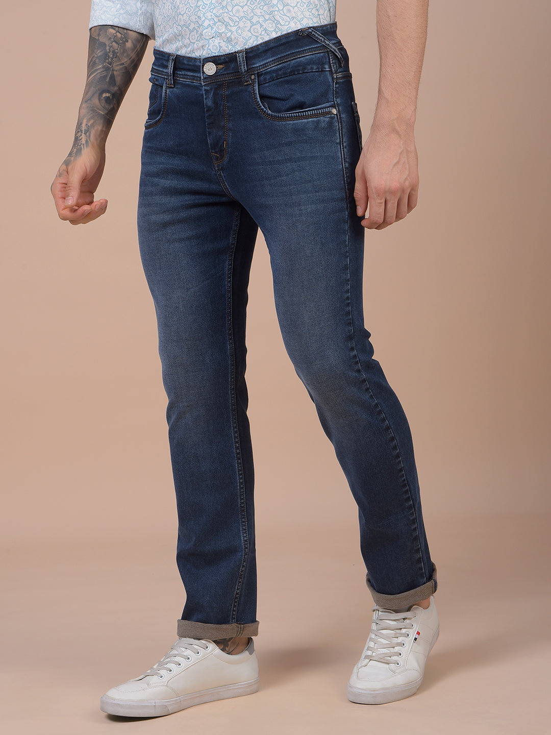 Blue Straight Jeans