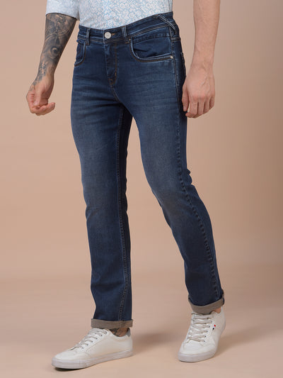 Blue Straight Jeans