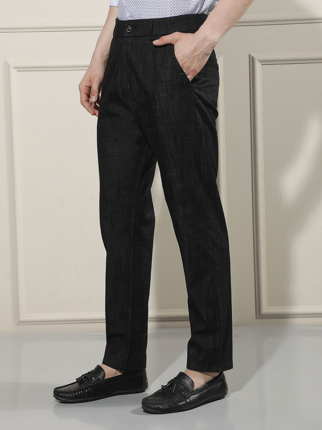 Black Modern Style Trousers