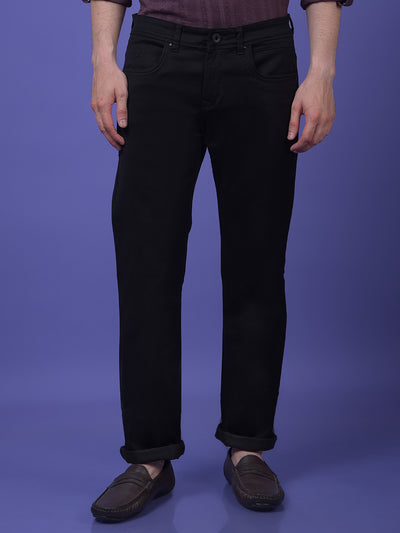 Black Straight Jeans