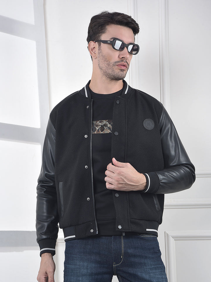 Black Classic Varsity Jacket
