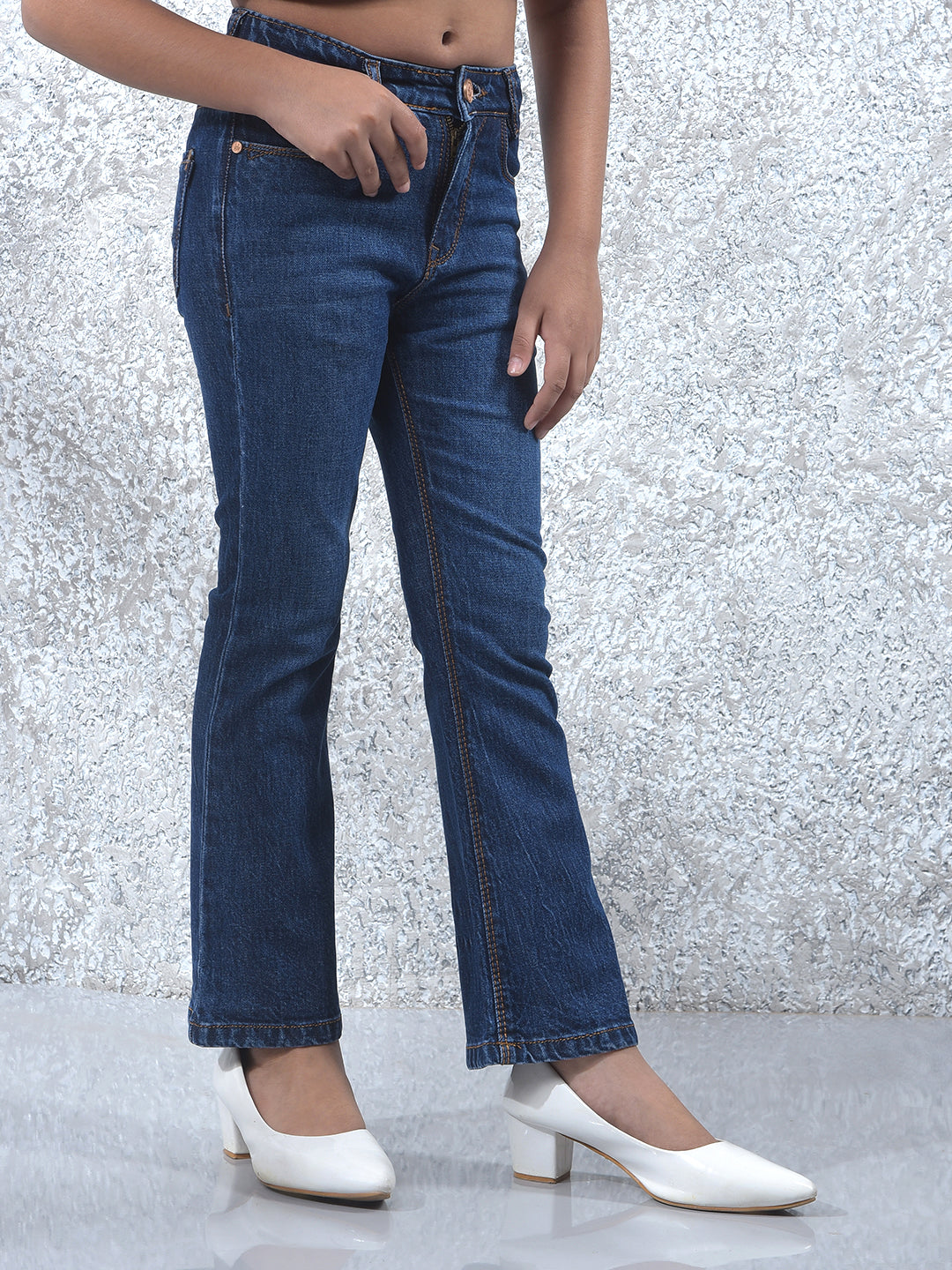 Luxe / Luxury Blue Bootcut Jeans