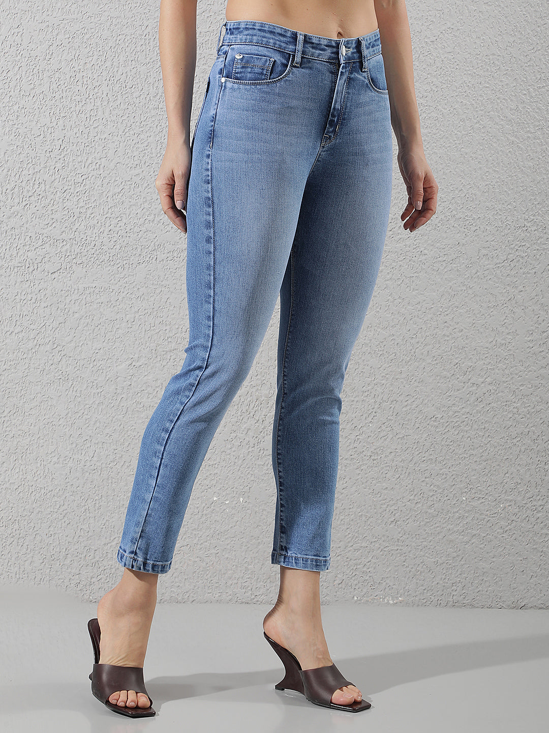 Modern Cobalt Blue Straight Jeans