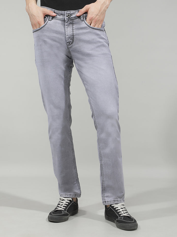 Sleek Fog Grey Jeans