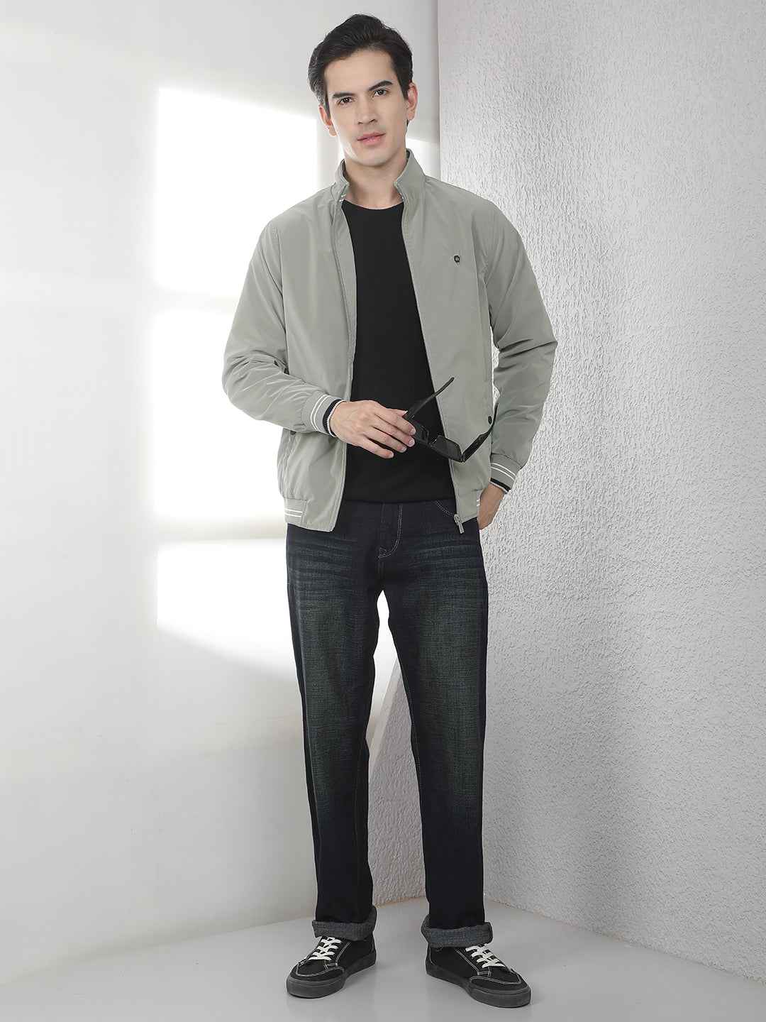 Signature Leaf Green Puffer Jacket