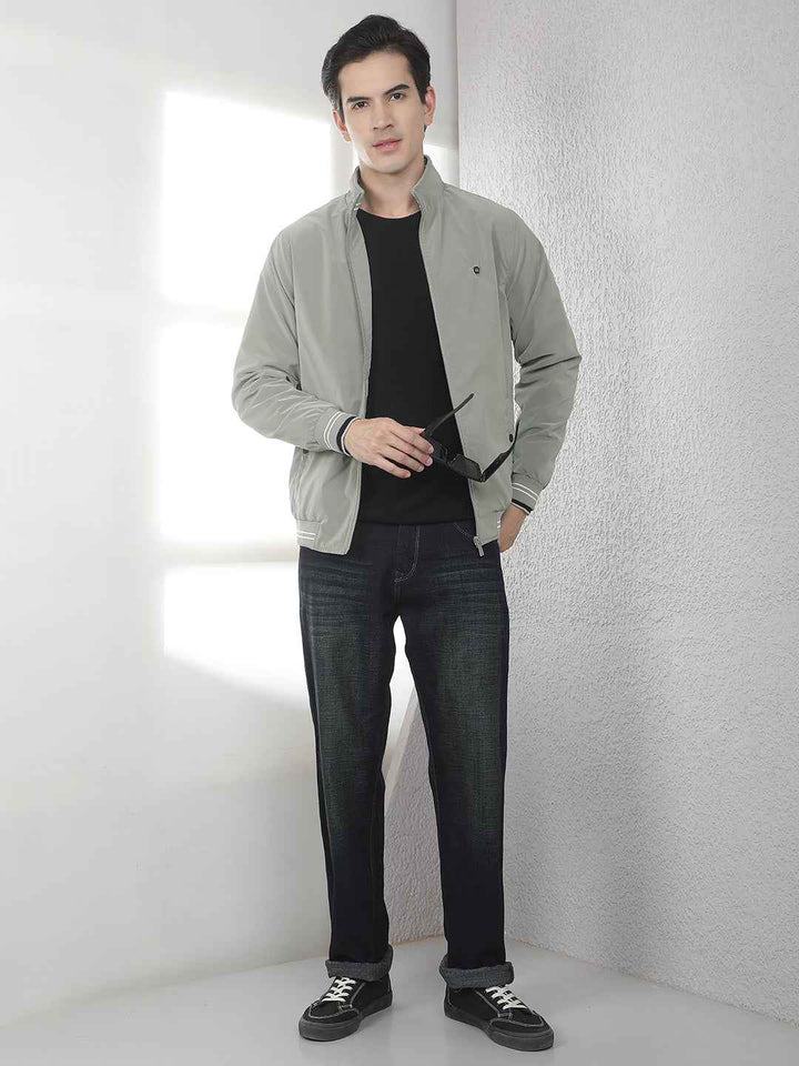 Signature Leaf Green Puffer Jacket
