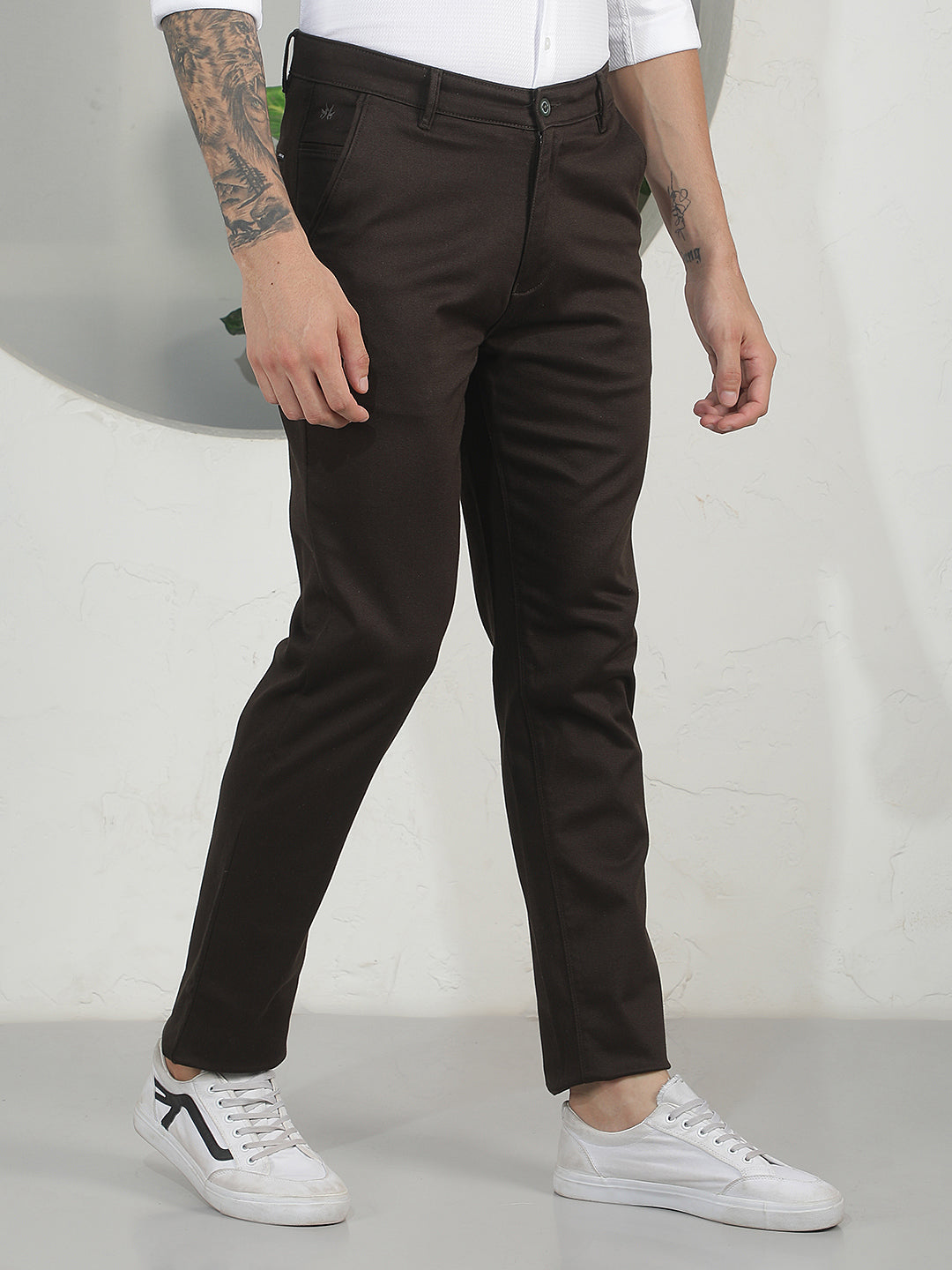 Earth Tone Olive Trousers