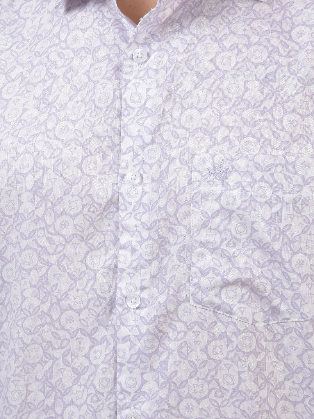 Purple Printed Shirt