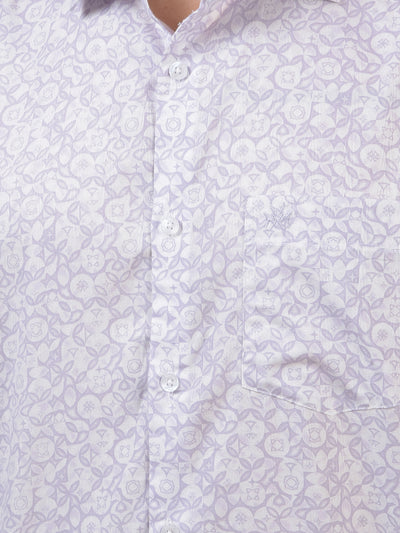 Purple Printed Shirt