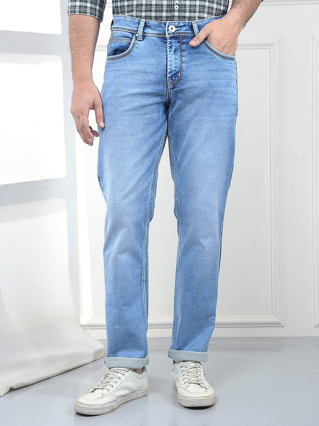Light Blue Stretch Jeans
