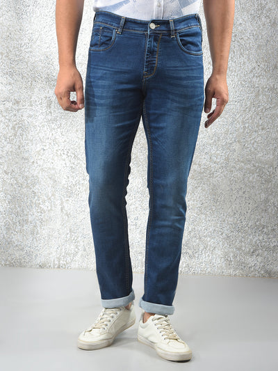 Navy Blue Skinny Jeans