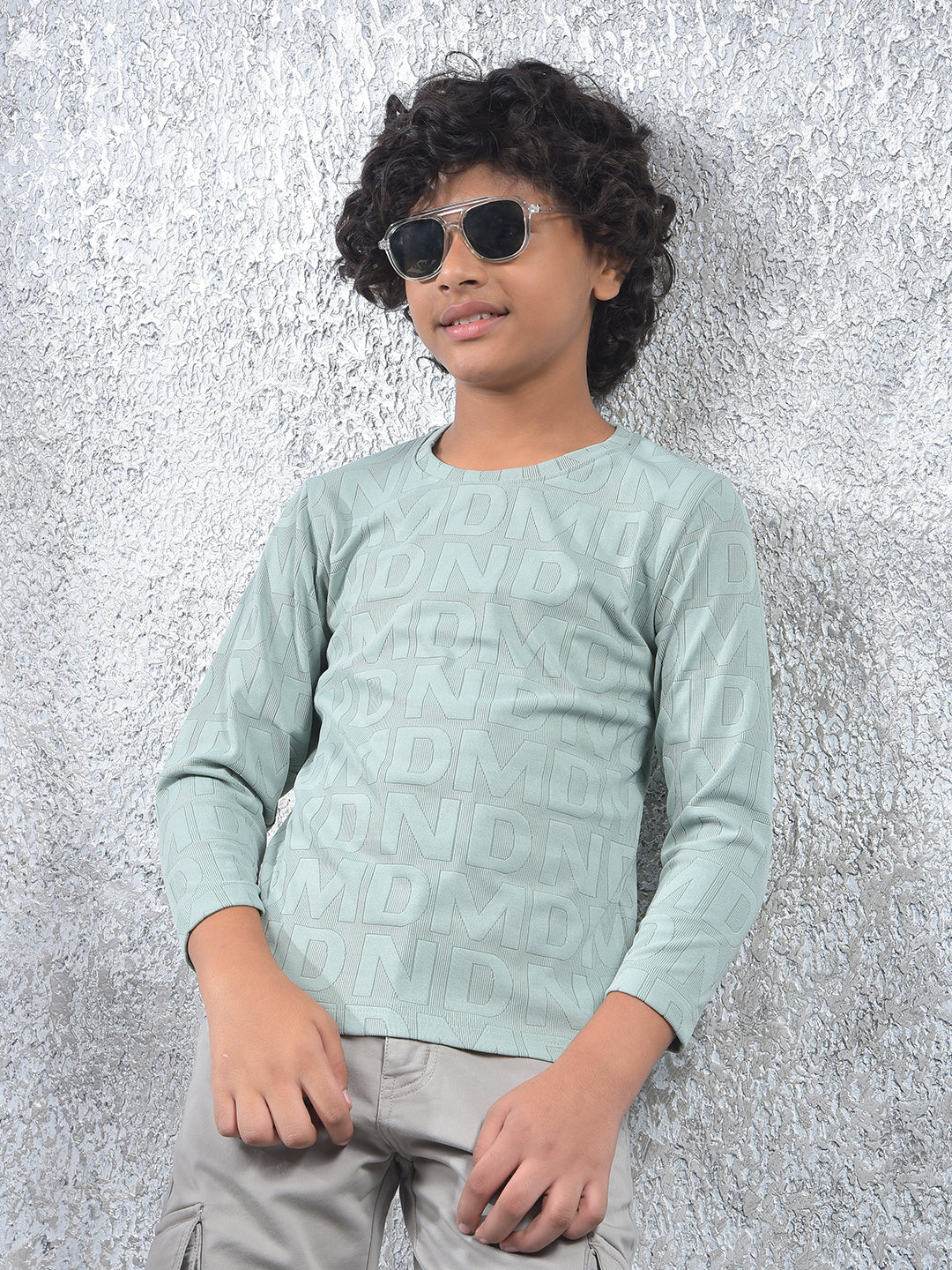 Elite Edge Green Jacquard T-Shirt