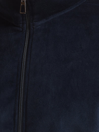 Navy Blue Stylish Sweatshirt