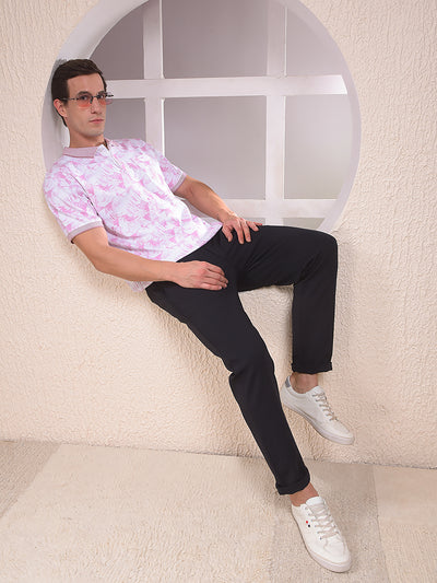 Navy Blue Elegant Trousers