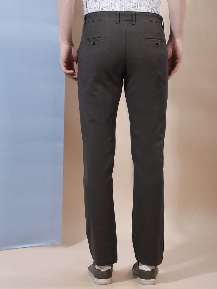 Luxe Forest Olive Straight Trousers