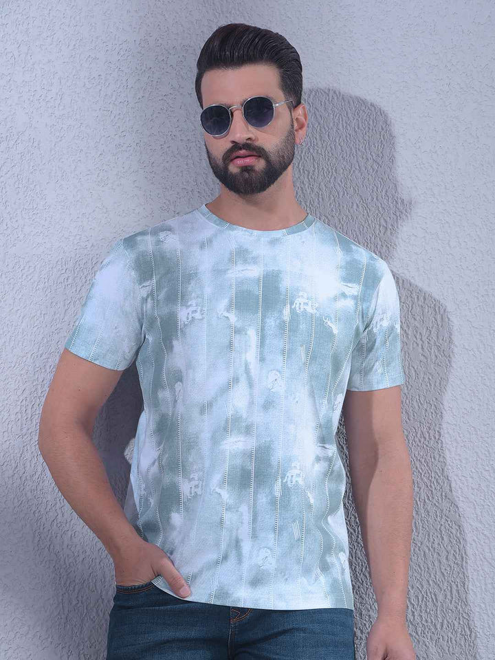 Green Printed T-Shirt