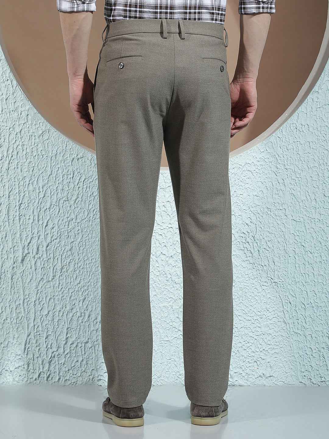 Brown Daily Wear Trousers