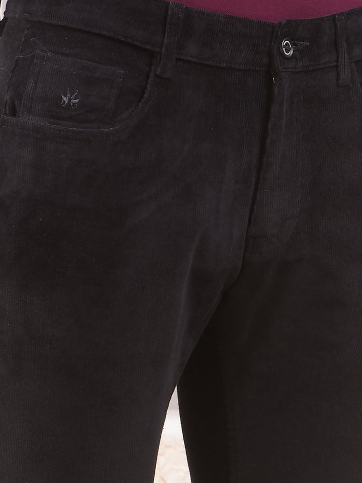 Black Corduroy Trousers