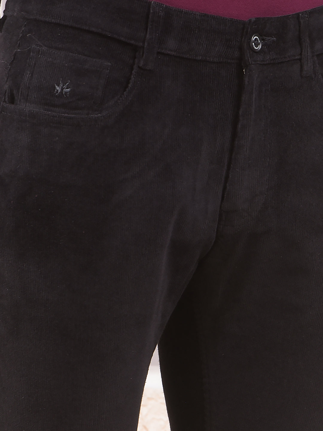 Black Corduroy Trousers