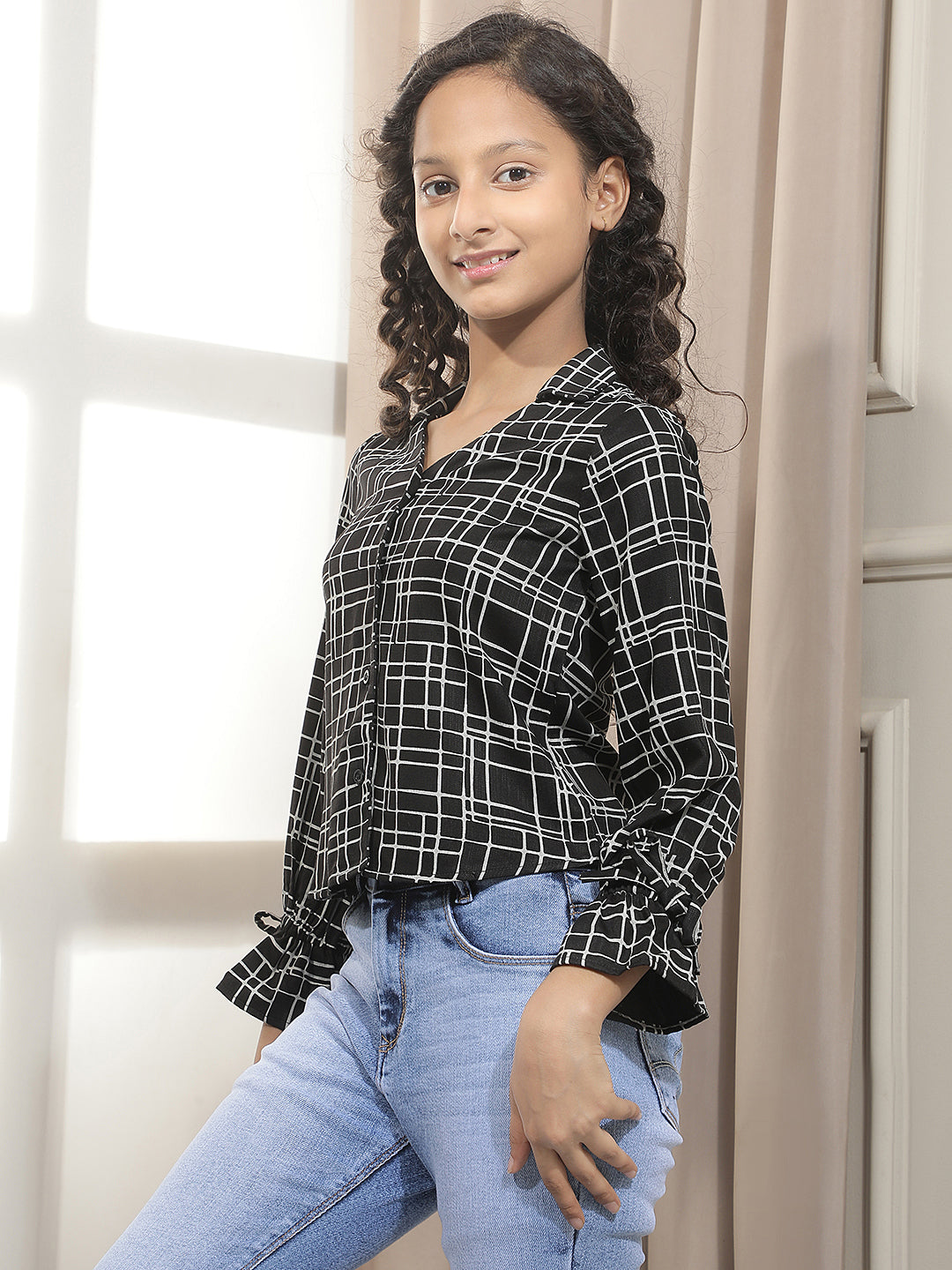 Black Graphic Printed Shirt