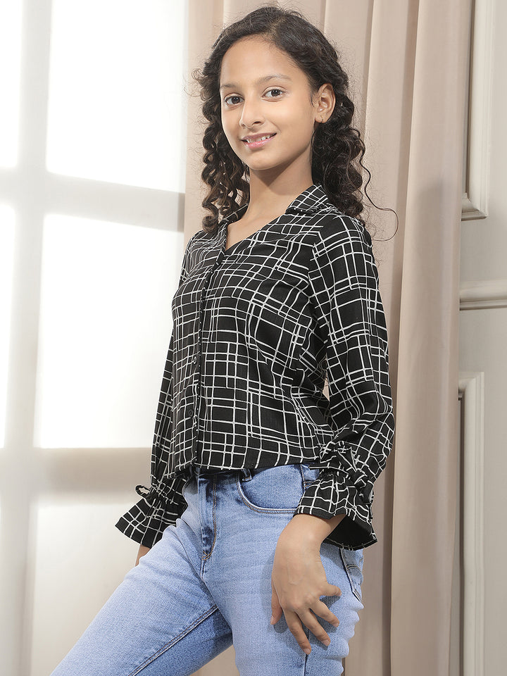 Black Graphic Printed Shirt