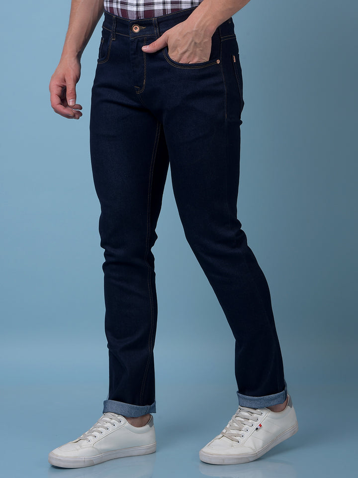 Elevated Navy blue Jeans