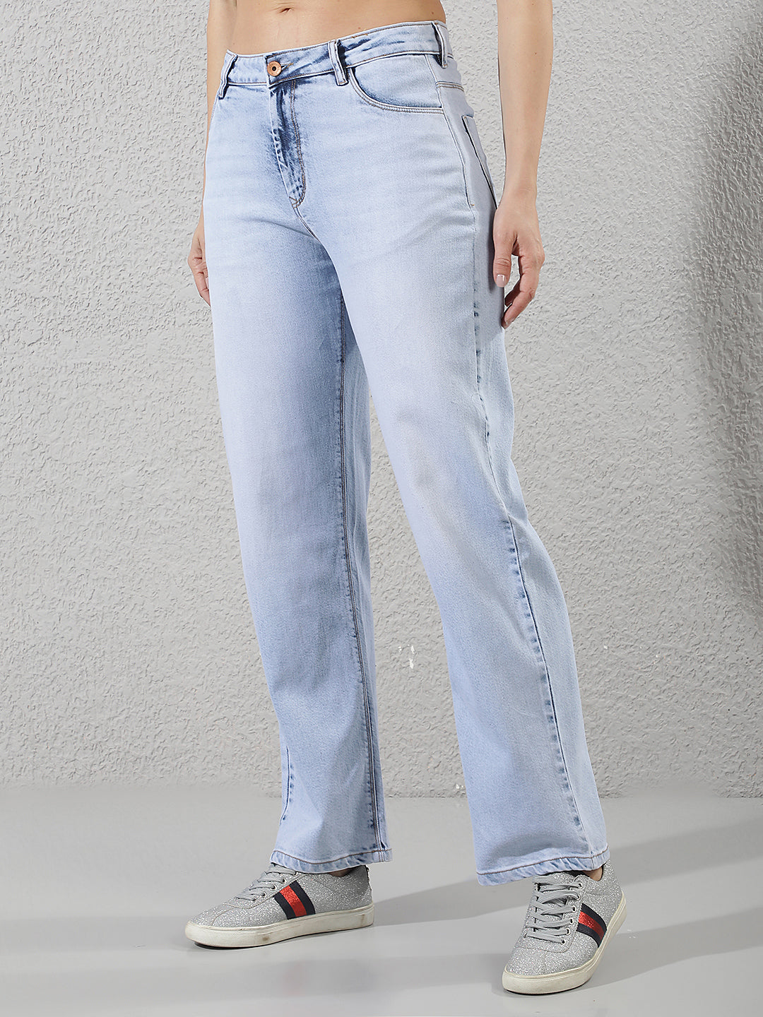 Signature Cobalt Blue Straight Jeans