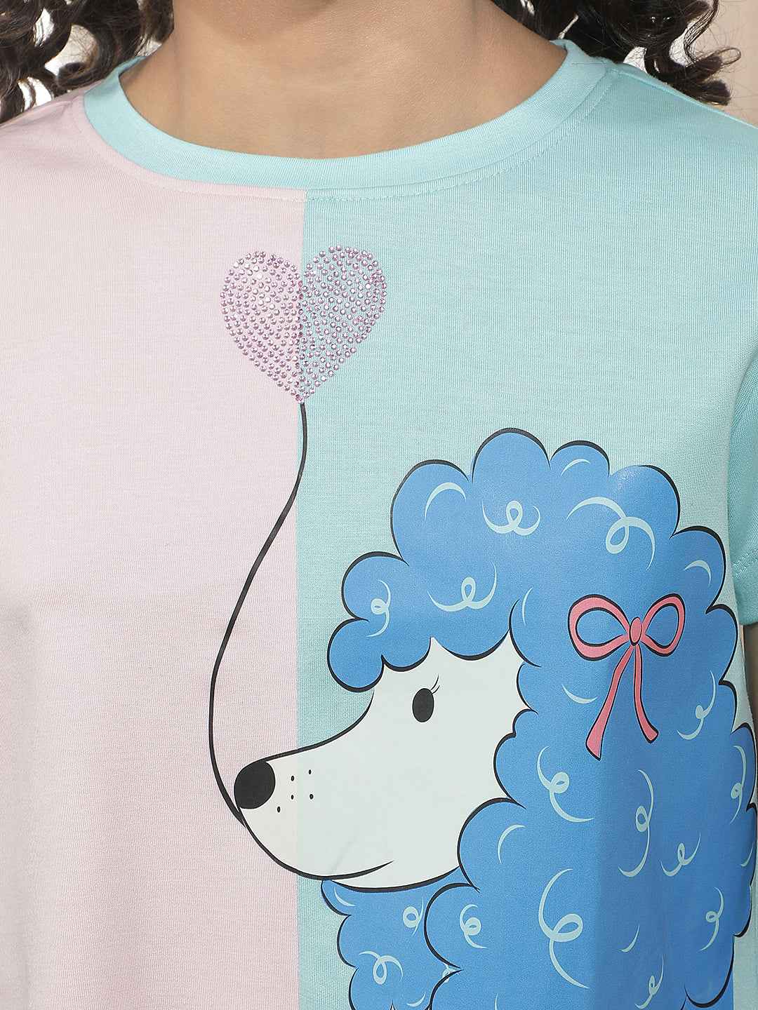 Pink Graphic Print T-Shirt