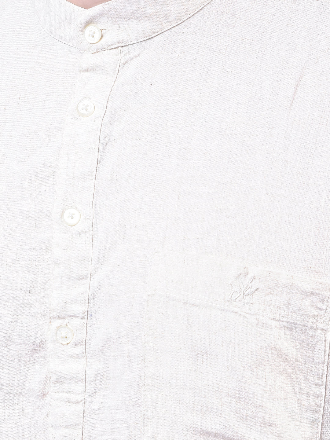 Off White Linen Kurta