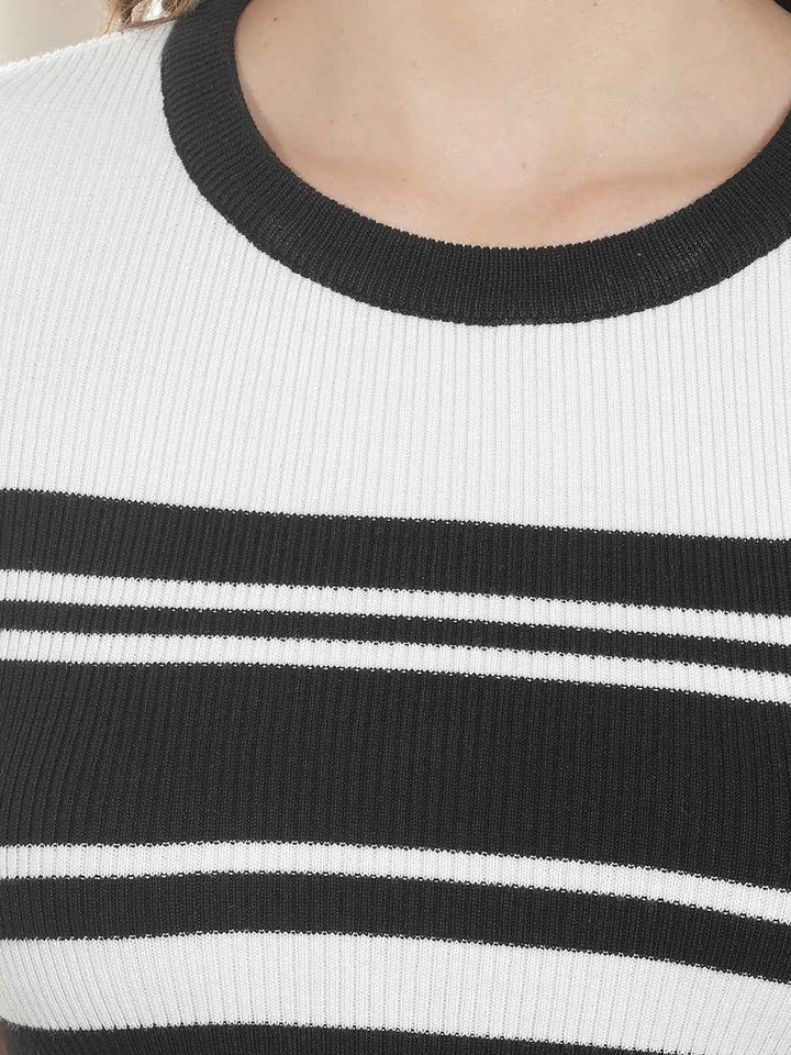 Black Horizontal Striped T-Shirt
