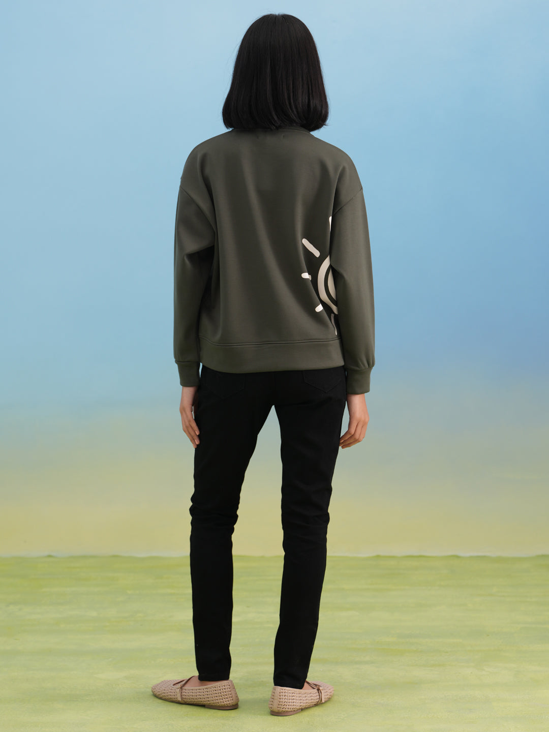 Celestial Graphic Sweatshirt