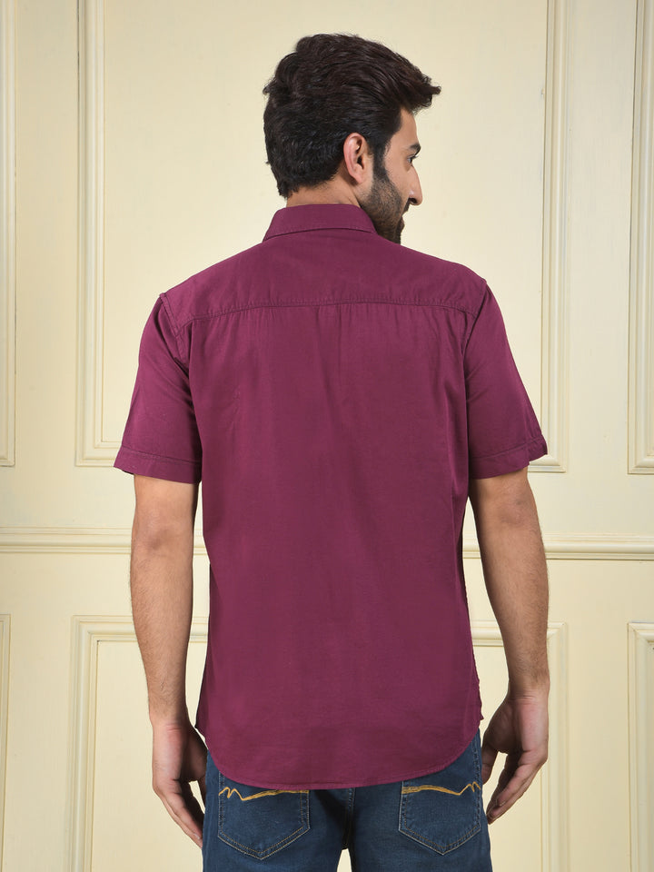 Urban Ease Maroon Shirt