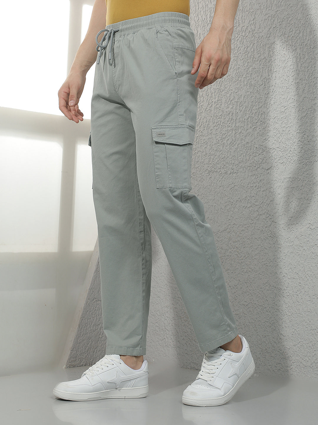 Luxe Slate Grey Cargo Trackpants