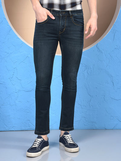 Classic Black Straight Leg Denim Jeans-Men Jeans-Crimsoune Club