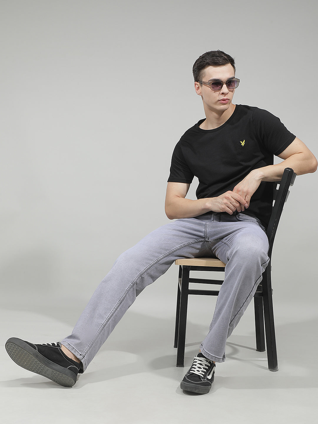 Classic Pewter Grey Straight Jeans
