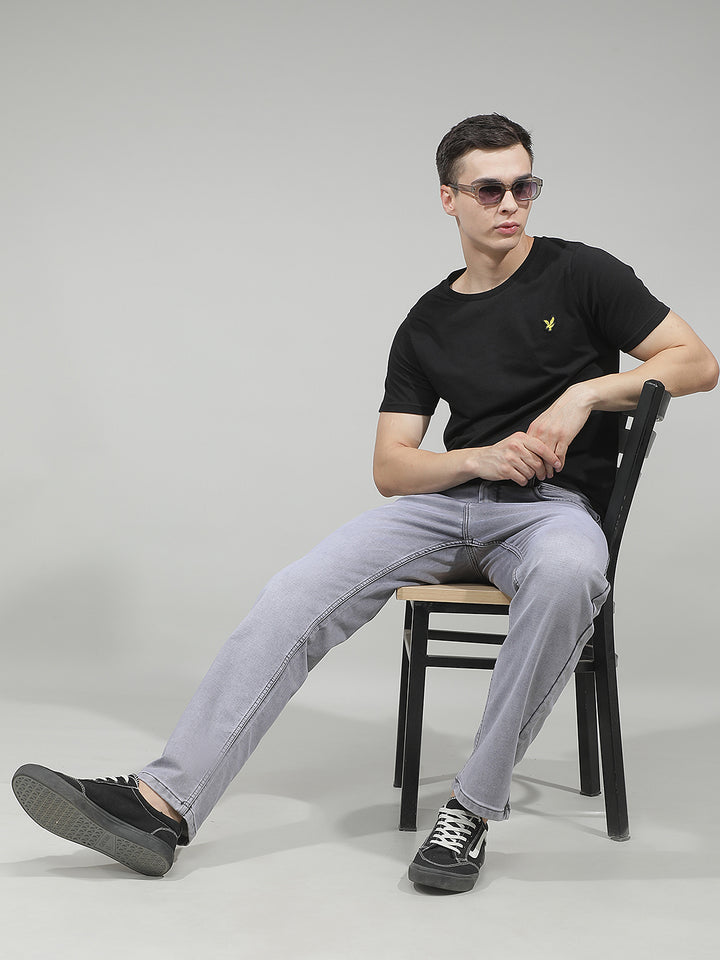 Classic Pewter Grey Straight Jeans