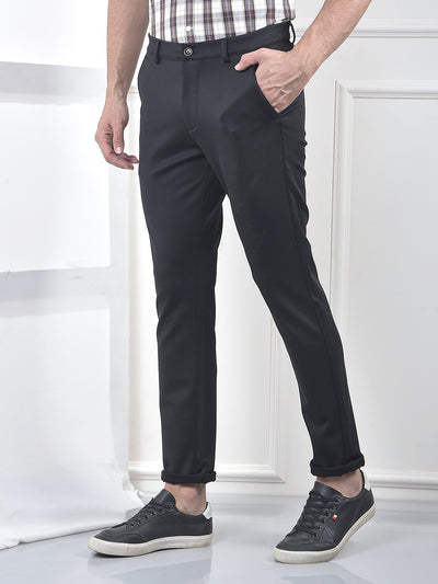 Modern Edge Black Trousers