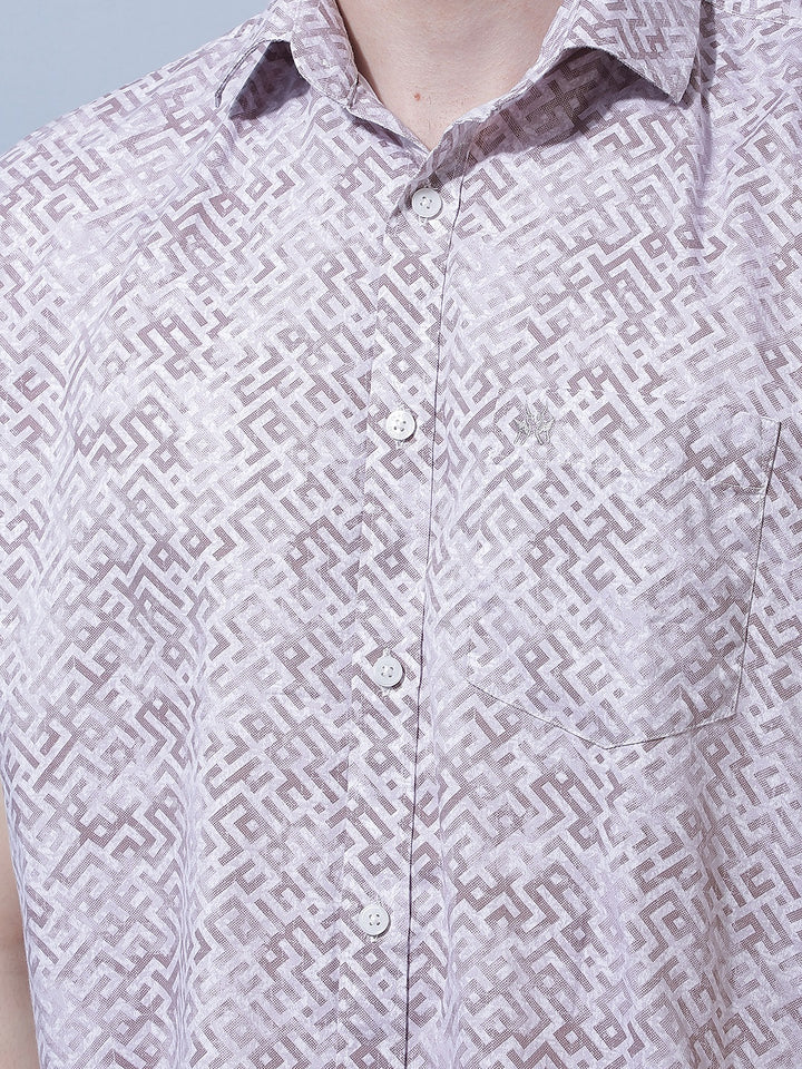 Pink Graphic Print Shirt