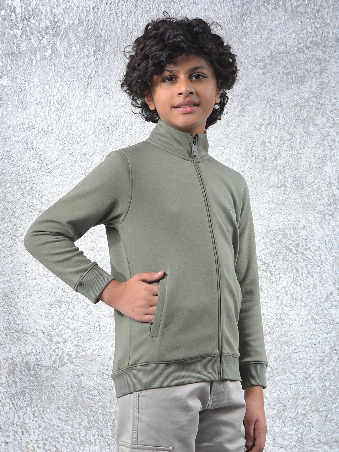 Breathable Olive Sweatshirt