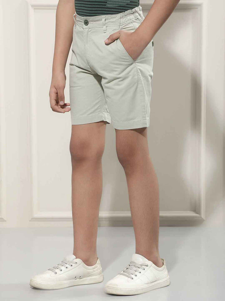 Sage Green 100% Cotton Shorts