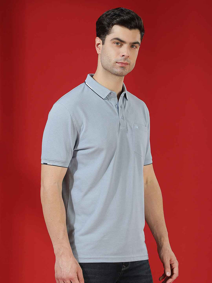 Ocean Blue Classic Polo T-Shirt